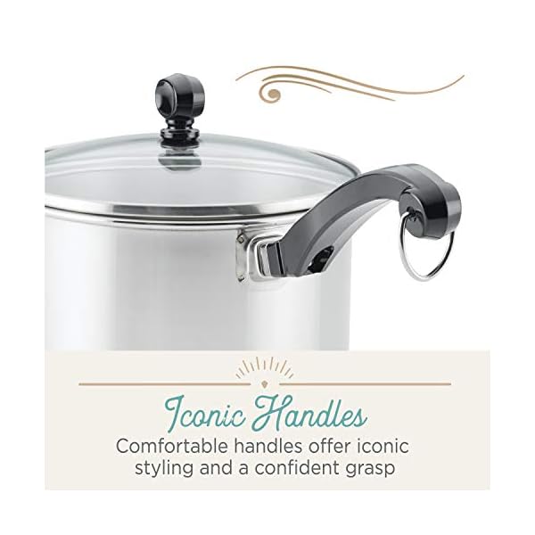 Farberware Classic Stainless Steel Fry Saute Pan/Chefpan with Lid, 6