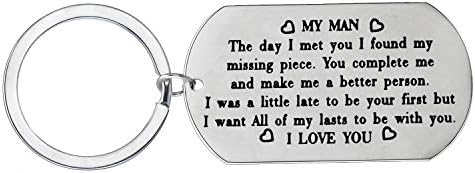 BESPMOSP Gifts For Couples Husband Wife Keychains Jewellery Best Friends Gifts Christmas Presents For Men Women