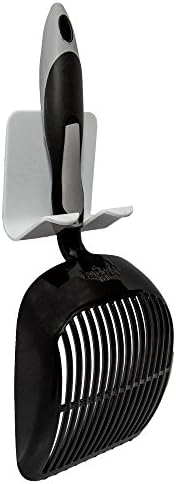Easyology Cat Litter Scoop For Cat Owners –Nonstick Aluminum Sifter Shovel With Ergonomically Designed Handle – Small Cleaning Spade ForLitter Boxes – Comes With A Practical Wall Mount Holder