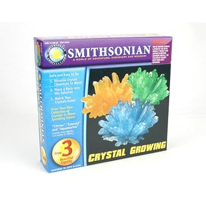 Citrine and Aquamaring Crystal Growing Kit From The Smithsonian Institute