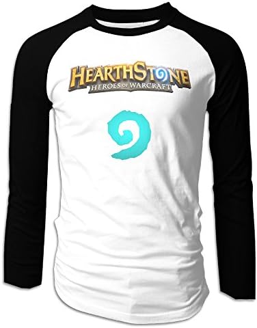 Men Hearthstone Heroes Of Warcraft Raglan Baseball T-Shirt