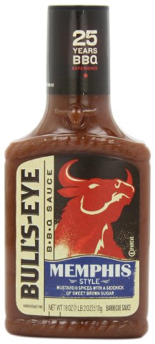 Bull's Eye Memphis Style Regional Barbecue Sauce, 18-Ounce Bottles (Pack of 6)