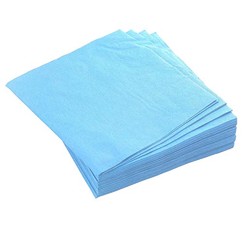 Exquisite 300 Pack of Beverage Paper Napkins The 2 Ply Party Napkins are Highly Absorbent and Available in a Wide Range of Vibrant Colors - Light Blue Napkins