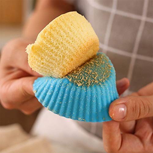 Pastry Scraper, Dough Blender, Pastry Brush with 6 PCS Silicone Baking Cup, Pie Dough Cutter Pastry Cutter Set Stainless Steel Pastry Cutter Dough Blender