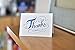 Hand Painted Watercolors Design Thank You Note Cards 36 Bulk - Lovely, Like Handmade Cards Box Set - Contains Blank Cards with Envelopes - 6 Special Designs by Papertopia