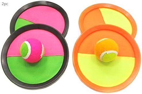 Catch Ball Paddle Game Set 2-Pack (Ball Sticks to Paddle)