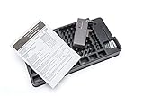 Elegant Gizmos Large Capacity Battery Organizer Storage Case with Tester Holds 100+ Common Home Batteries Safely Stored On A Shelf Or Drawer Or Mount On A Wall So You Declutter Save Space