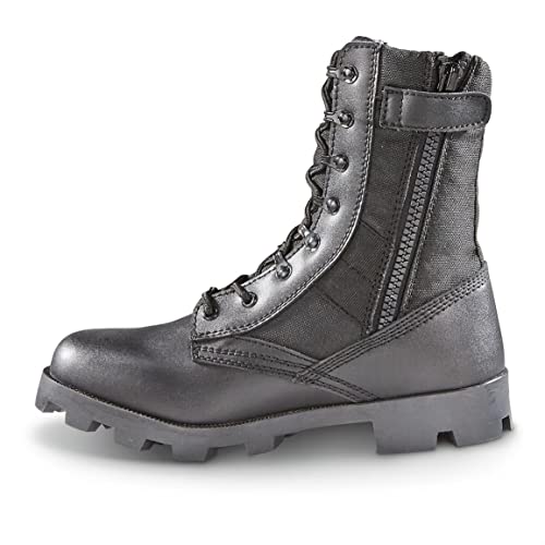 Blackrock Men's Side Zip Jungle Boots, Black, 8.5D