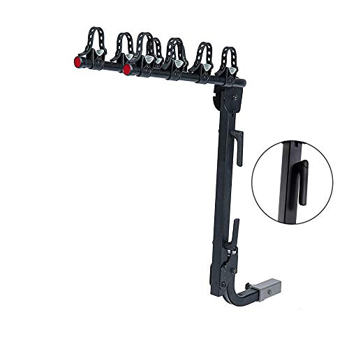 KAC S4 2” Hitch Mounted Rack 4Bike Premium Carrier with Quick Release