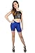 Oops Outlet Women's Lace Trim Jersey Gym Bike Cycling Hot Pants Tights Shorts S/M (US 4/6) Black