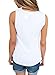 Bdcoco Women's Sleeveless Summer Blouse T Front Strappy Scoop Neck Casual Tank Tops