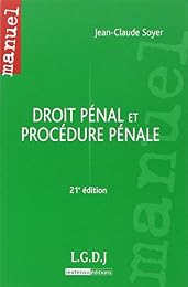 Droit pénal et procédure pénale