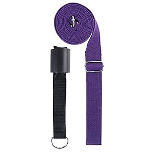 DERCLIVE Leg Stretch Band Flexible Adjustable Stretch Strap with Door Anchor for Ballet Yoga Dance or Sport Leg Stretch