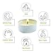 CandleNScent 5hr Soy Tea Lights Candles|100 Tealight Candles in White Cup - Decorations for Wedding, Birthday, Holiday Party | White Soy Wax in Cups