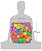 JOYIN 200 Plastic Pit Balls with Foldable Ball Pit Playpen - BPA Free 5 Bright Colors Crush Proof Phthalate Free Pit Balls with Ball Pit in a Durable Mesh Bag with Zipper Toy