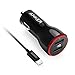 Anker 24W Dual USB Car Charger PowerDrive 2 + 3ft Lightning to USB Cable Combo iPhone Car Charger MFi-Certified for iPhone Xs/XS Max/XR/X/8/7/6/Plus, iPad Pro/Air 2/Mini, Note 5/4, LG, Nexus and More