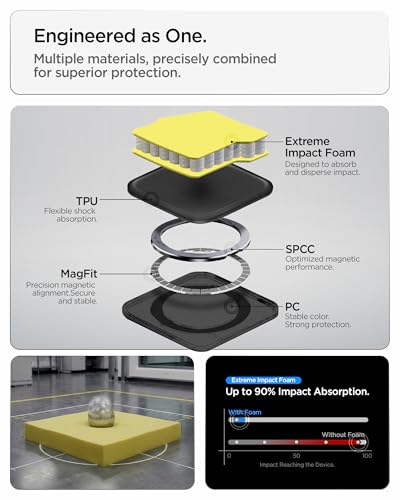 Spigen Tough Armor MagFit for Samsung Galaxy S26 ULTRA case cover [MagSafe Compatible] - Black