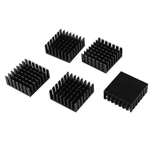 5pcs Chipset Heatsink Heat Diffuse Cooling Fin 28mm x 28mm x 11mm