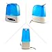 SereneLife Cool Mist Humidifier, Ultrasonic Humidifiers, Warm/Cool Mist Moisture for Home Bedroom W/ 7L Capacity, Includes Night Light, Classic Dial Knob Control, (PSLHUM80)