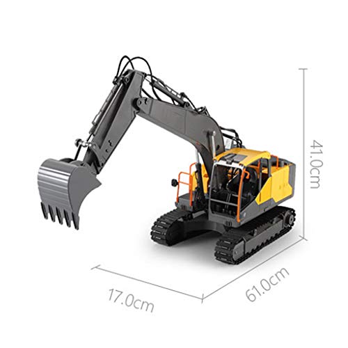 AWJK Rc Ferngesteuerter Raupenbagger 14 Kanäle Bagger Ferngesteuert Verwenden Sie Eine 2,4-ghz-Fernbedienung… – Bild 8