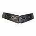eVogues Plus Size Hook Buckle Faux Leather Wide Elastic Belt Black - One Size Plus