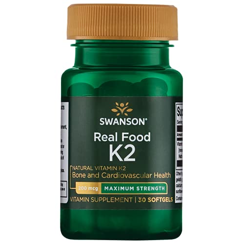 Swanson Maximum Strength Vitamin K2 (Menaquinone7)Vitamin Supplement