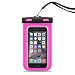 Aie Universal Waterproof Case/Bag for Samsung Galaxy S6 and Iphone 6/6 Plus up to 6.0" diagonal, Best Water Proof, Dust Dirt Proof, Snowproof Pouch, Red