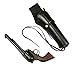 Historical Emporium Long Right Hand Western Holster Plain Leather, Wild West Single Action Revolver Gun Holster