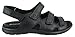 ECCO Womens Babett 3 Strap Dress Sandal,Black,40 EU/9-9.5 M US
