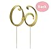 60 GOLD Cake Topper | Premium Sparkly Crystal Diamond Rhinestone Gems | 60th Birthday or Anniversary Party Decoration Ideas | Perfect Keepsake (60 Gold)