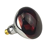 BONGBADA Heat Lamp Bulb R40/125 Watt Roasted Red