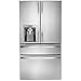 Kenmore Elite 72483 29.9 cu. ft. 4 Door Bottom Freezer Refrigerator with Dispenser in Stainless Steel, includes delivery and hookup (Available in select cities only)