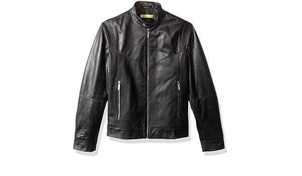 Versace Jeans - Chamarra de Piel para Hombre, Nero, 50 : Amazon.com.mx:  Ropa, Zapatos y Accesorios