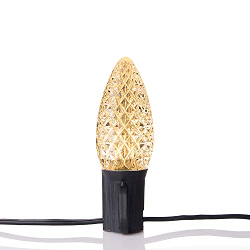 25 Pack C7 Led Replacement Christmas Light Bulb, C7 Shatterproof Led