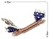 Set of 2 Body Cords for Fencing Sport - 2-pin Body Cords for Sabre and Foil Fencing - Includes Head-Wire