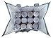 Buti-Earth-Bag Extra Large Reusable Shopping Bags with Handles | Stay Open, Collapsible Fold Flat, Reinforced Bottom Insert, Wipe Clean (2 Pack, Grey)