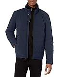 DKNY Men's Jon Quilted Stand Collar Puffer