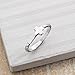 Silpada 'Simplex Cross' Horizontal Cross Textured Ring in Sterling Silver, Size 10, Size 10