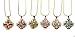 Nazareth Store Gold Plated Silver Catholic Jerusalem Cross Pendant Red Garnet Crystal Stone Necklace 20
