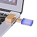 Rose Gold Crystal 16GB USB 2.0 Flash Drive LED Light Glass Pen Drive Thumb Drive Memory Stick Pendrive USB Stick