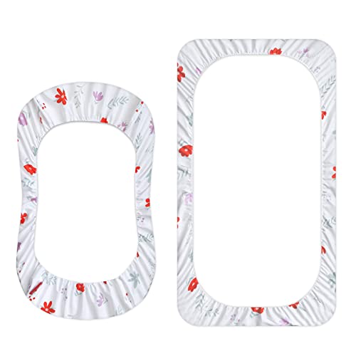 Sheet Floral, 33" X 17" Flexible for Different Cradle and