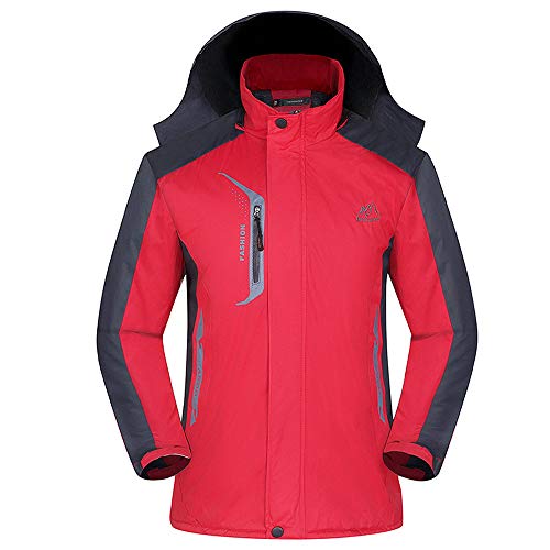 Men's Winter Casual Outdoor Sports Coat Warm Zip-Up Long Cotton Padded Velvet Thickened Outwear