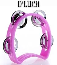 D'Luca TW-4PK 4-Inch Child's Tambourine, Pink
