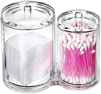 Mordoa Clear Acrylic Brush Holder Makeup Organizer Cosmetic Box Storage Holder With Cover A02