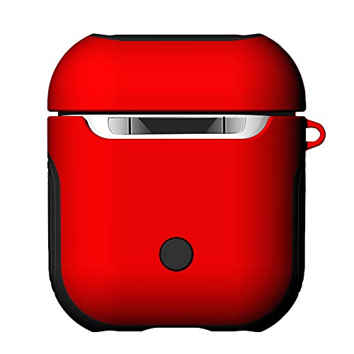 AirPods Case, Sdoo 2019 Newest Full Protective Lightweight Earphone Silicone Case Cover for Apple Airpods with Anti-Lost Keychain Glitter Tops2