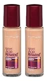 Maybelline New York Instant Age Rewind Radiant Firming Makeup, Creamy Beige 290, 1 Fluid Ounce (Pack of 2)