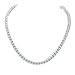 Bling Bling NY NEW 1 Row Tennis Necklace/Bracelet Silver Finish Lab Created Diamonds 3MM Iced Out Solitaires