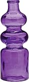 Luna Bazaar Purple Decorative Glass Bottle (genie design)