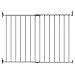 Perma Locking Walk Through Baby Gate for Stairs, Extra Wide and Extra Tall, White