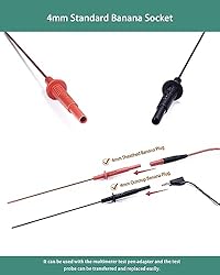 BOCEUC Multimeter Leads, Insulated Test Probe